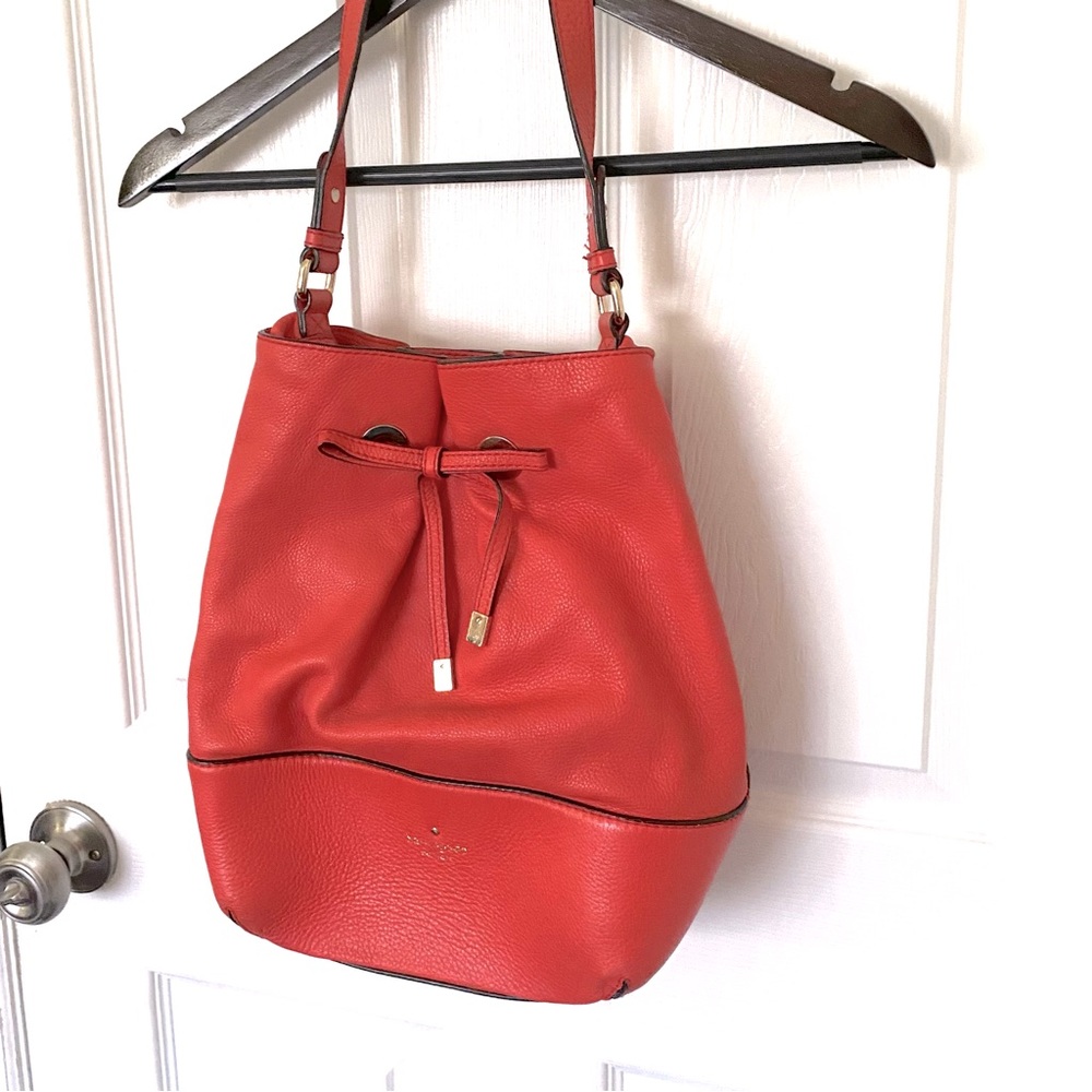 Kate Spade Leather Bucket Bag / Handbag